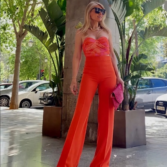 NWT Zara Fluid Flare Pants - Picture 5 of 16